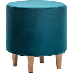 Пуф Leset Рокси круглый со съемным чехломВелюр Изумрудный