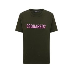 Хлопковая футболка Dsquared2