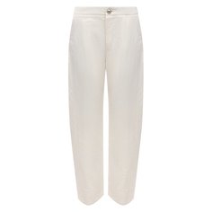 Брюки из вискозы и льна Jil Sander