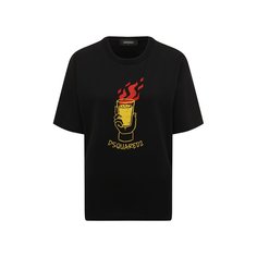 Хлопковая футболка Dsquared2
