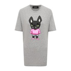 Футболка из хлопка и вискозы Dsquared2