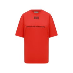 Хлопковая футболка VTMNTS