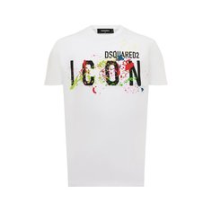 Хлопковая футболка Dsquared2