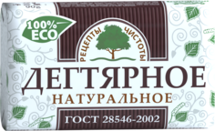 Мыло туалетное Рецепты чистоты Дегтярное 90 гр