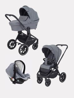 Коляска детская 3 в 1 RANT FLEX GRAND PU 2022 от 0 до 36 месяцев RA073 Koala Grey РАНТ