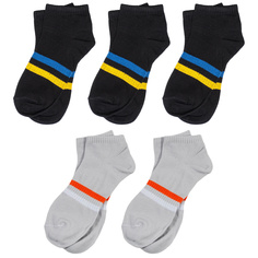 Носки для девочек ХОХ 5-SPD-16 цв. черный; серый р. 38