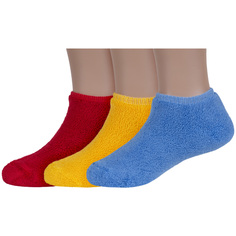 Носки для девочек ХОХ 3-DZ-3R18 цв. голубой; желтый; красный р. 26-28