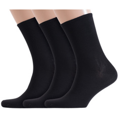 Комплект носков унисекс ХОХ 3-X-3R15 черных 29