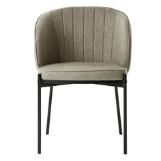 Кресло coral, рогожка, серо-коричневое Berg