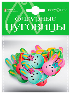 Набор для творчества Альт 2-170 Hobby Time Фигурные пуговицы Зверушки №3