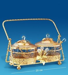 Двойная сахарница Кружевная пара Crystal Temptations