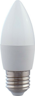 Лампа светодиодная Mega 7W E27 3000K теплый свет свеча 4 шт. No Brand