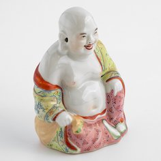 Статуэтка "Хотей", фарфор, роспись, деколь, Китай, 1970-1980 гг. Однажды