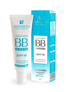 Гиалуроновый BB крем SPF 18 Novosvit