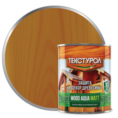 Текстурол WOOD AQUA MATT деревозащитное средство на водной основе Тик 0,8л