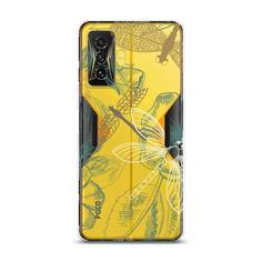 Силиконовый чехол "Тени стрекоз" на Xiaomi Poco F4 GT Awog