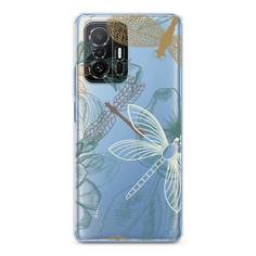 Силиконовый чехол "Тени стрекоз" на Xiaomi Mi 11T Pro Awog