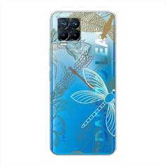 Силиконовый чехол "Тени стрекоз" на Realme 8 Pro Awog