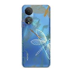 Силиконовый чехол "Тени стрекоз" на Honor X7 Awog