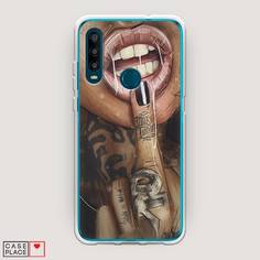 Чехол Awog "Девушка с татуировками" для Alcatel 1SE (2020)