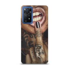 Силиконовый чехол "Девушка с татуировками" на Xiaomi Redmi Note 11 Pro 5G Awog
