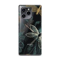 Силиконовый чехол "Тени стрекоз" на Honor 60 SE Awog