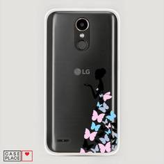 Чехол Awog "Платье из бабочек" для LG K10 2017