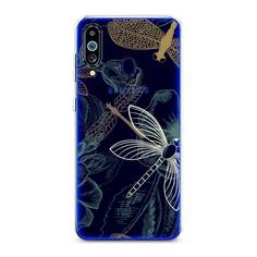 Силиконовый чехол "Тени стрекоз" на Samsung Galaxy M40 Awog