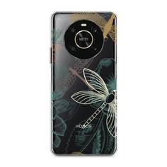 Силиконовый чехол "Тени стрекоз" на Honor X9 Awog