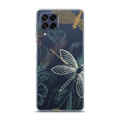 Силиконовый чехол "Тени стрекоз" на Samsung Galaxy M53 Awog