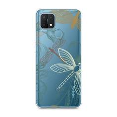 Силиконовый чехол "Тени стрекоз" на Oppo A15s Awog