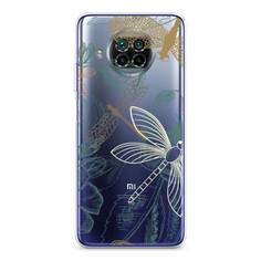 Силиконовый чехол "Тени стрекоз" на Xiaomi Mi 10T Lite Awog
