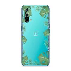 Чехол Awog "Листья папоротника рамка" для OnePlus Nord CE