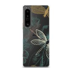 Силиконовый чехол "Тени стрекоз" на Sony Xperia 1 IV Awog