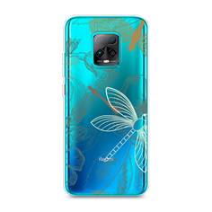 Силиконовый чехол "Тени стрекоз" на Xiaomi Redmi 10X Pro 5G Awog