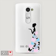 Чехол Awog "Платье из бабочек" для LG Leon (H324)
