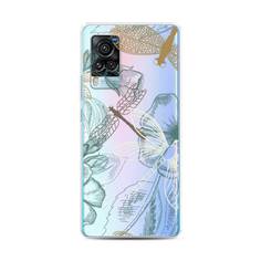 Силиконовый чехол "Тени стрекоз" на Vivo X60 Pro Awog