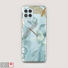 Силиконовый чехол "Тени стрекоз" на Motorola Moto G100 Awog