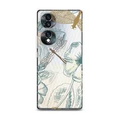 Силиконовый чехол "Тени стрекоз" на Honor 70 Awog