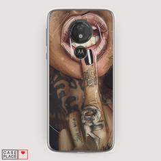 Чехол Awog "Девушка с татуировками" для Motorola Moto G7 Power