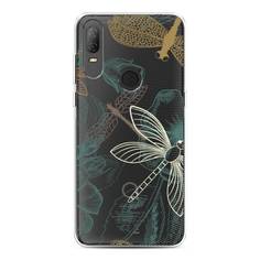 Силиконовый чехол "Тени стрекоз" на Alcatel 1V (2020) 5007U Awog