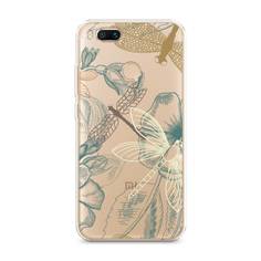 Силиконовый чехол "Тени стрекоз" на Xiaomi Mi 5X Awog