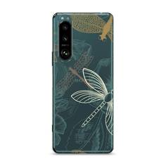 Силиконовый чехол "Тени стрекоз" на Sony Xperia 1 III Awog