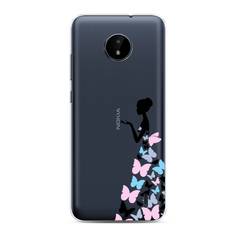 Чехол Awog "Платье из бабочек" для Nokia C10