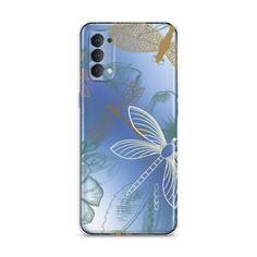 Силиконовый чехол "Тени стрекоз" на Oppo Reno 4 4G Awog