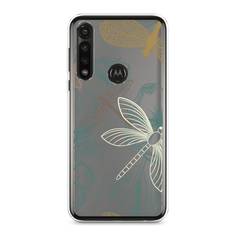 Силиконовый чехол "Тени стрекоз" на Motorola Moto G Power 2020 Awog
