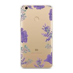 Чехол Awog "Сиреневая цветочная рамка" для Xiaomi Mi Max 2