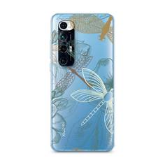 Силиконовый чехол "Тени стрекоз" на Xiaomi Mi 10S Awog