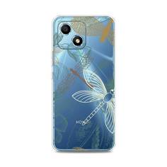 Силиконовый чехол "Тени стрекоз" на Honor Play 30 Awog