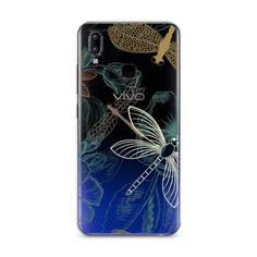 Силиконовый чехол "Тени стрекоз" на Vivo Y93 Lite Awog